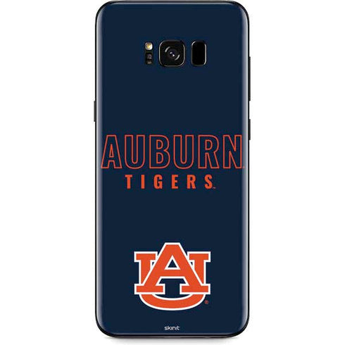 Auburn University Tigers Outline Galaxy S8 Plus Skin
